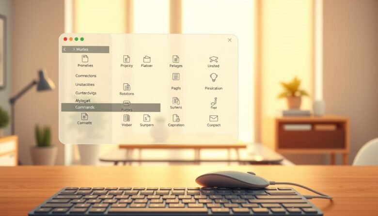 command palette, quick actions, productivity flow